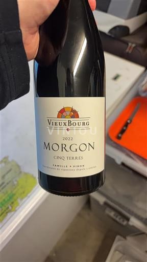 Beaujolais Morgon Vieux Bourg Cinq Terres 2022