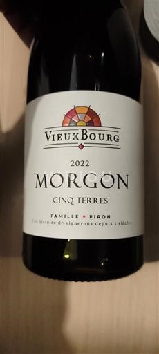 Beaujolais Morgon Vieux Bourg Cinq Terres 2022