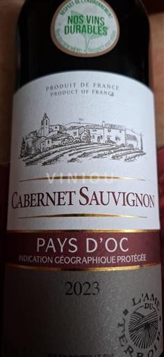 Linguadoca e Rossiglione Paese d'Oc Cabernet Sauvignon 2023