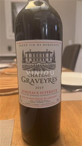 Burdeos Bordeaux superior Château Graveyres 2019