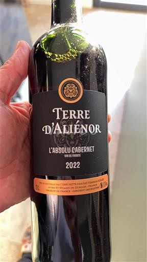 Unspecified Not specified Terre Aliénor L'Absolu Cabernet 2022