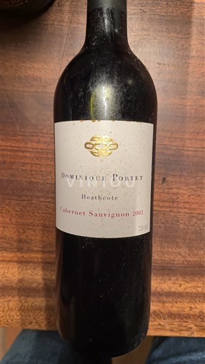 Victoria Heathcote Dominique Portet Cabernet Sauvignon 2002