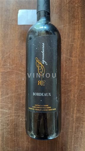 Bordeaux Château La Caderie Signatures 2011