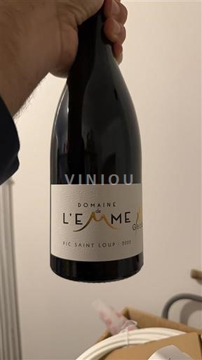 Langvedok Pic-saint-loup Domaine L'Emme 2022