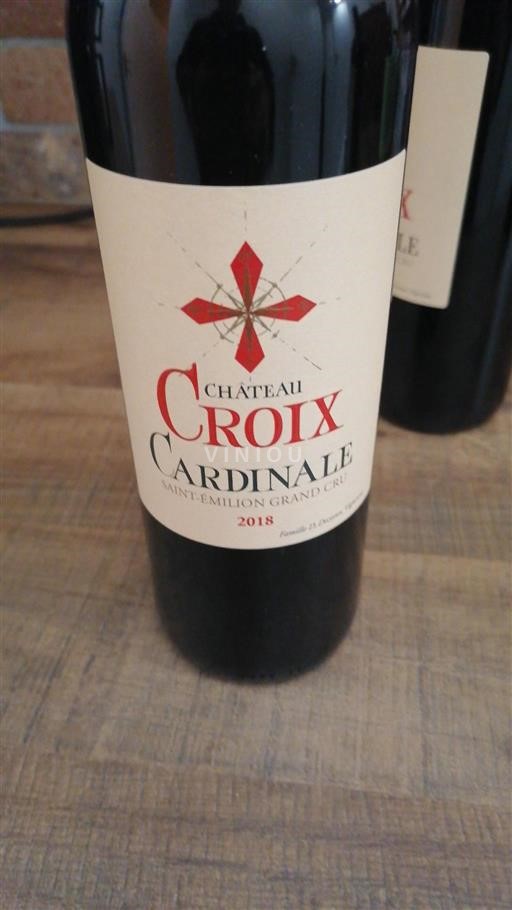 Bordeaux Saint-Émilion Grand Cru Grand Cru Château Croix Cardinale 2018