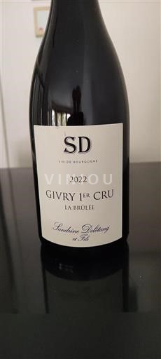 Burgundy Not Specified Premier Cru Sandrine Delétang et Fils La Brûlée 2022