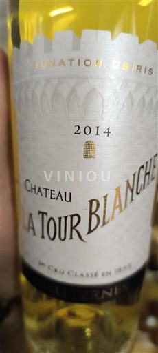 Bordeaux Sauternes Premier Cru La Tour Blanche 2014