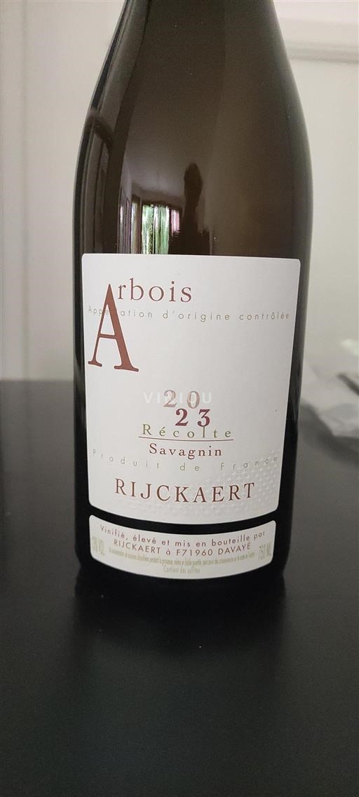 Jura Arbois Domaine Rijckaert Récolte 2023