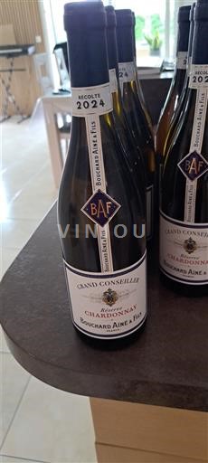 Burgundi Bourgogne Chardonnay Bouchard Aîné & Fils Grand Conseille 2024