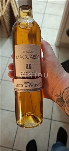Roussillon Rivesaltes Domaine Bertrand-Bergé Maccabéo Ikke årgangsbestemt