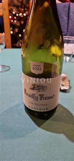 Burgundsko Pouilly-fuissé Auvigue Les Villages 2022
