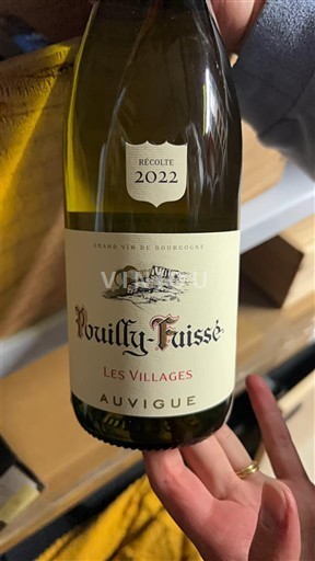 Bourgogne Pouilly-fuissé Auvigue Les Villages 2022