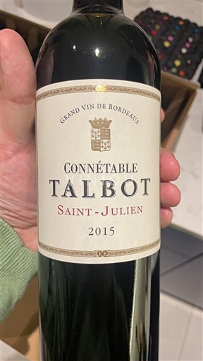 Bordeaux Saint-Julien Château Talbot Connétable Talbot 2015