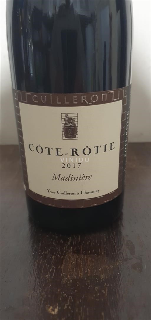 Rhônen laakso Côte-rôtie Yves Cuilleron Madinière 2017