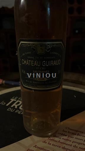 Bordeaux Sauternes Grand Cru Château Guiraud 1999