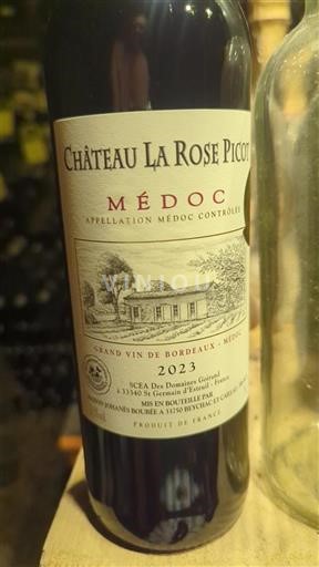 Bordeaux Médoc La Rose Picot 2023