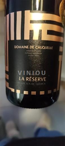 Lounais-Ranska Coteaux-du-Quercy Domaine Cauquelle La Réserve 2019