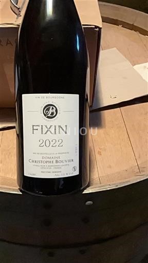 Bourgogne Fixin Domaine Christophe Bouvier 2022