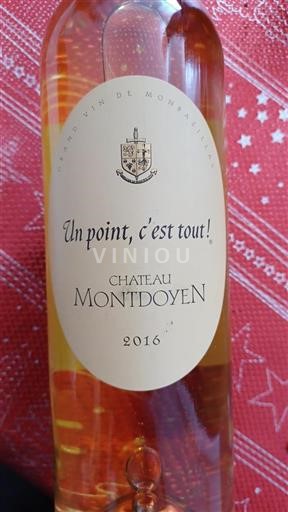 Sydväst Monbazillac Château Montdoyen Un point, c'est tout! 2016