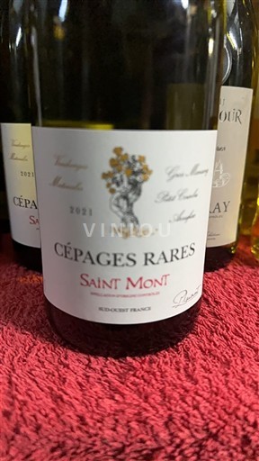 Lounais-Ranska Saint-Mont Cépages Rares 2021