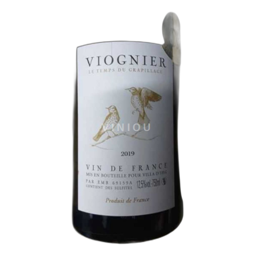 Thung lũng sông Loire Không được chỉ định Villa Erg Viognier Le temps du grapillage 2024