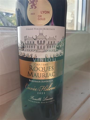 Bordeaux Château Roques Mauriac Hélène 2022
