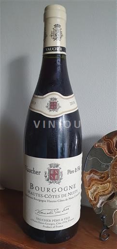 Borgonha Hautes Côtes de Nuits Vaucher Père et Fils 2018