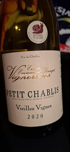Burgund Petit-Chablis Eric et Emmanuel Dampt Vieilles Vignes 2020