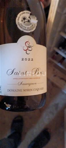 Burgundia Saint-Bris Domaine Sorin Coquard 2022