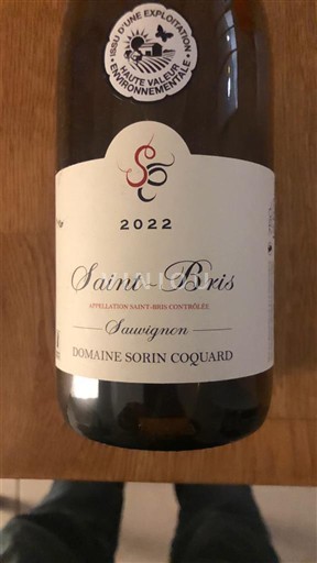 Burgund Saint-Bris Domaine Sorin Coquard 2022