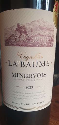 Languedoc Minervois La Baume 2023