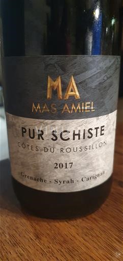 Roussillon Côtes-du-Roussillon Mas Amiel Pur Schiste 2017