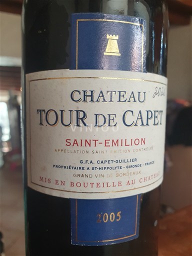 Bordeaux Saint-Émilion Château Tour de Capet 2005