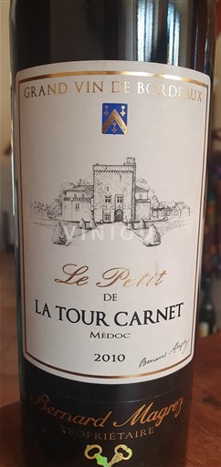 Bordeaux Haut-Médoc La Tour Carnet Le Petit 2010