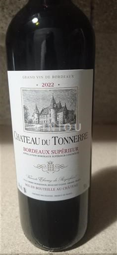 Bordeaux Bordeaux Supérieur Château Tonnerre 2022