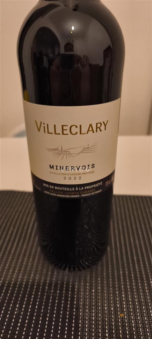 Languedoc Minervois Lauran Cabaret Villeclary 2022