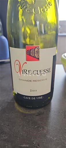 Burgundi Viré-clessé Cave de Viré Grande Réserve 2011