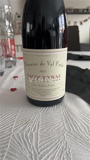 Vallée du Rhône Vacqueyras Domaine Val Frais 2021