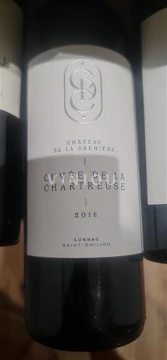 Bordéus Lussac-Saint-Émilion Château La Grenière de la Chartreuse 2018