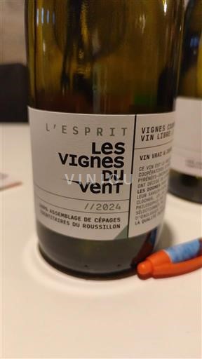 Languedoc ja Roussillon Katalonianrinteet Les Vignes du Vent L'Esprit 2024