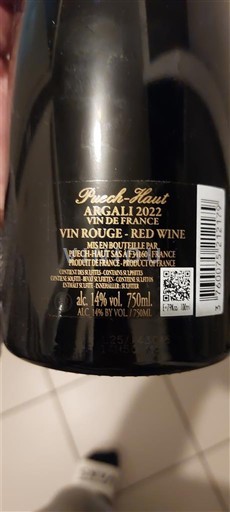 Languedoc Nicht spezifiziert Puech-Haut Argali 2022