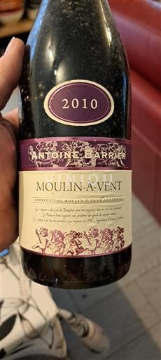 Beaujolais Moulin-à-vent Antoine Barrier 2010