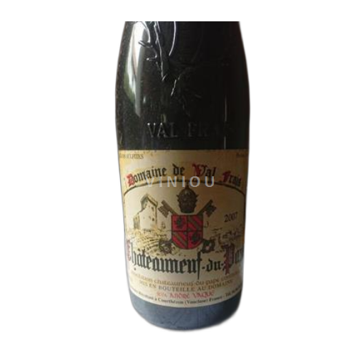 Rhônen laakso Châteauneuf-du-Pape Domaine Val Frais 2007