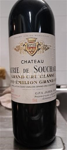 Burdeos Saint-Émilion Gran Cru Château Faurie de Souchard 2001