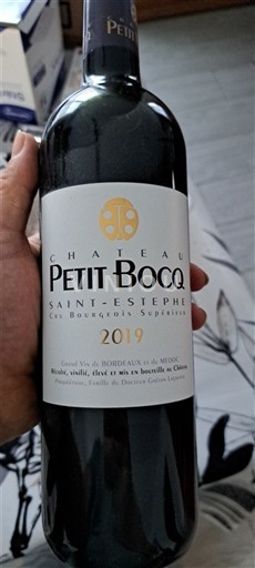 Bordeaux Saint-Estèphe Cru Bourgeois Supérieur Château Petit Bocq 2019