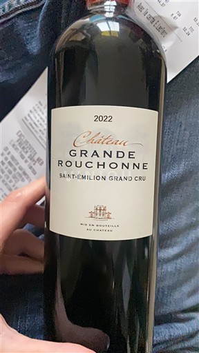 Bordeaux Saint-Émilion Grand Cru Grand Cru Château Grande Rouchonne 2022