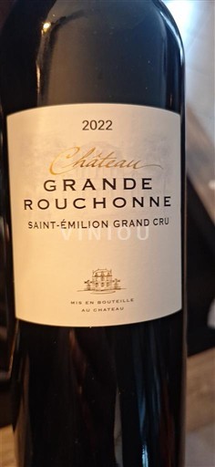Bordoja Saint-Émilion Grand Cru Grand Cru Château Grande Rouchonne 2022
