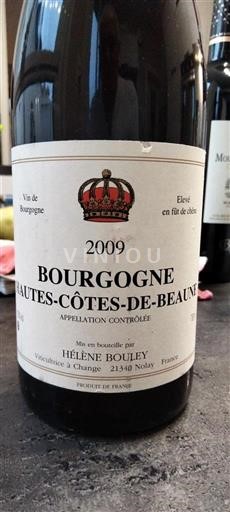 Bourgogne Hautes Côtes de Beaune Hélène Bouley 2009