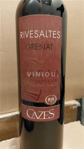 Roussillon Rivesaltes Cazes Grenat 2014