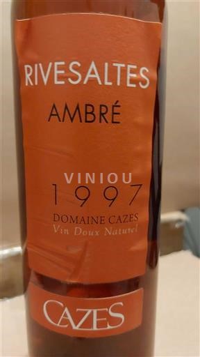 Roussillon Rivesaltes Cazes Ambré 1997